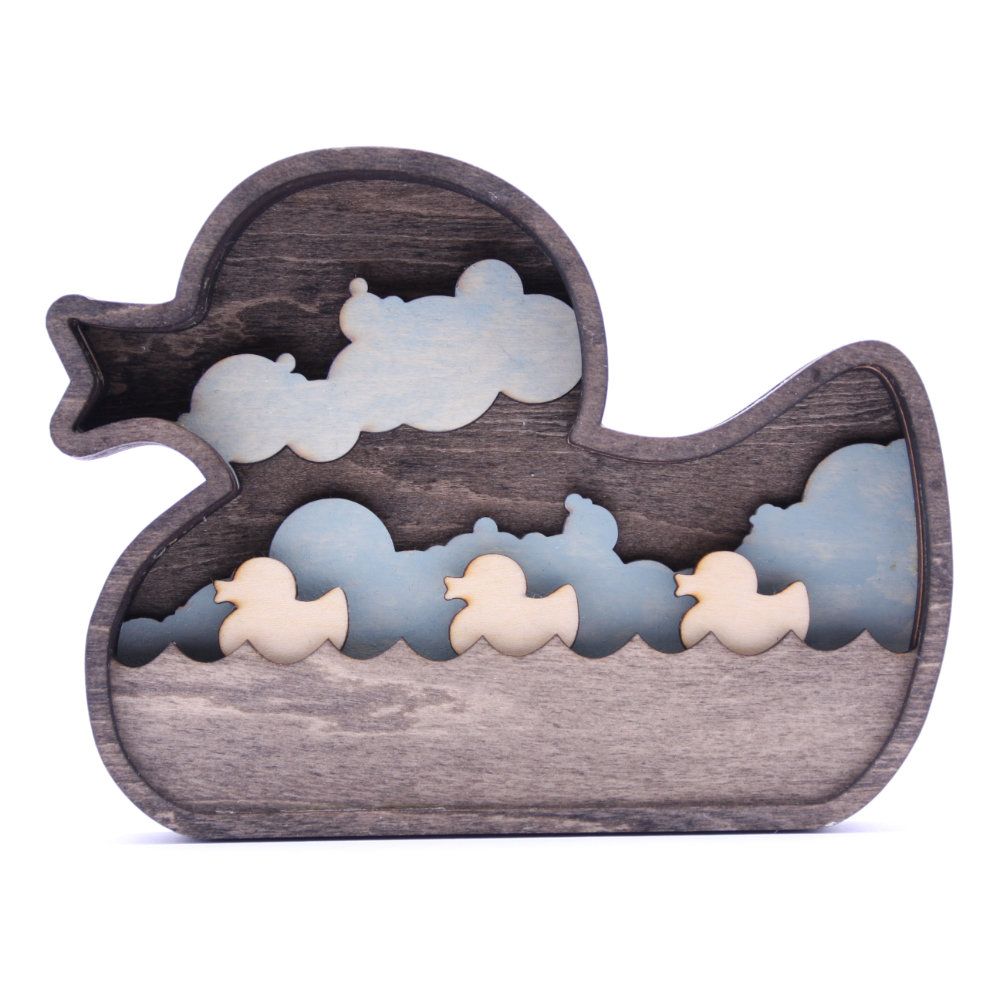 Ducky laser cut and engrave