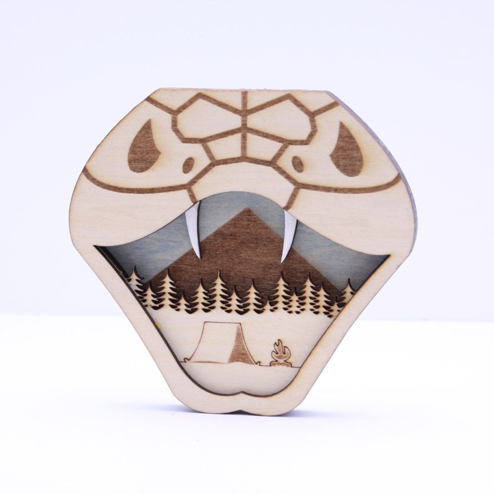 Snake laser cut and engrave
