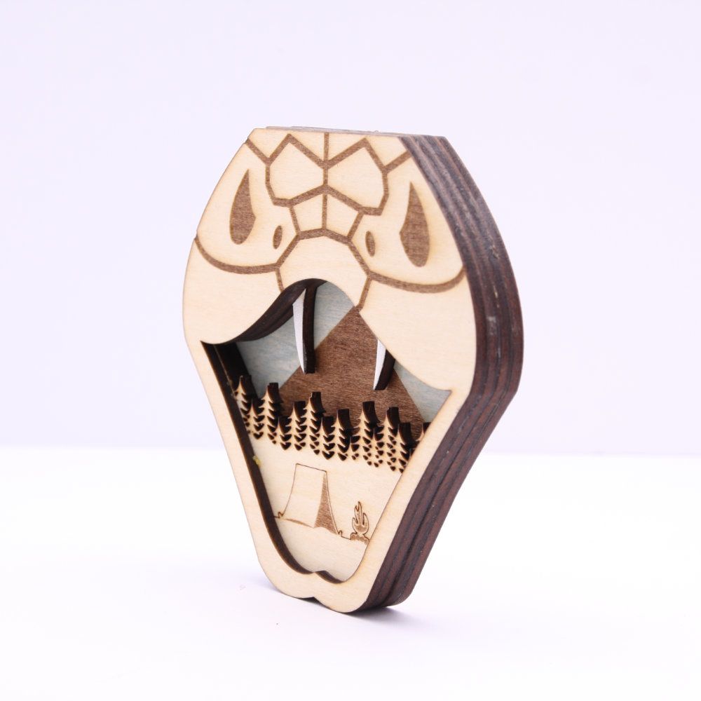 Snake laser cut and engrave