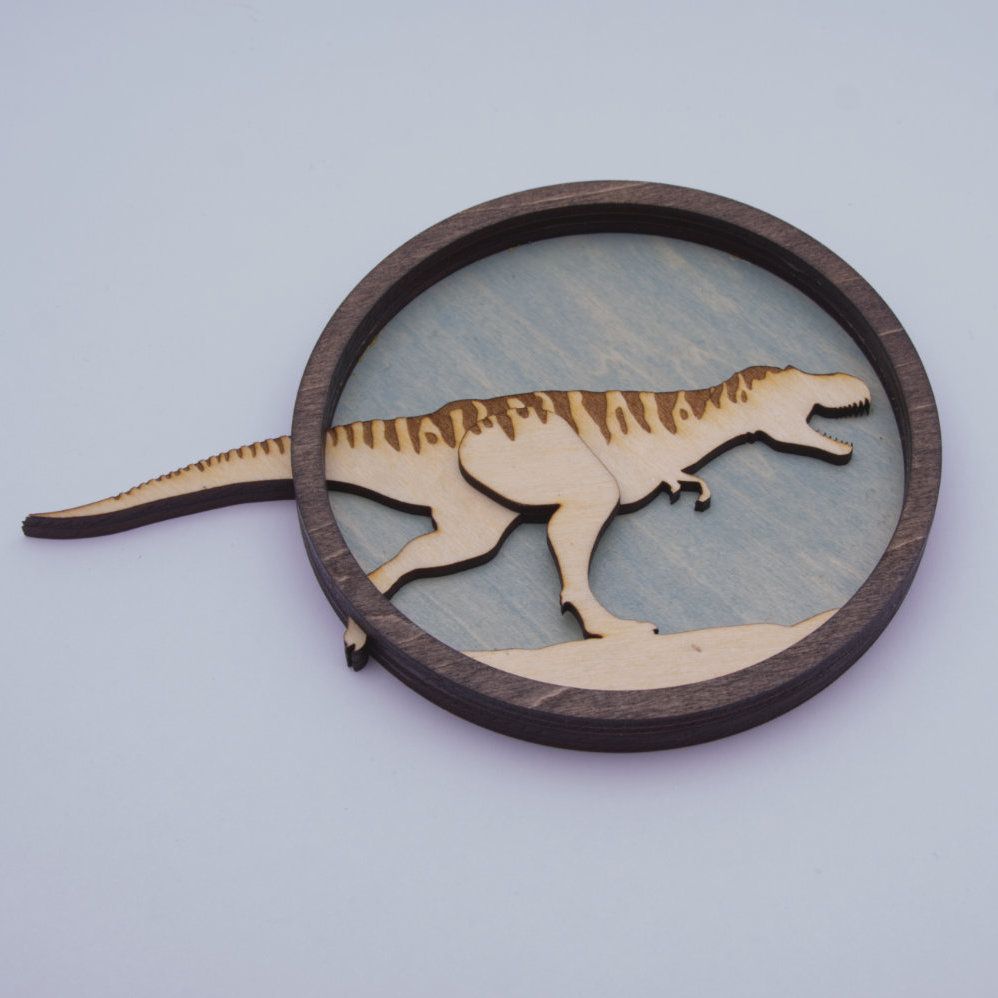 Trex laser cut and engrave